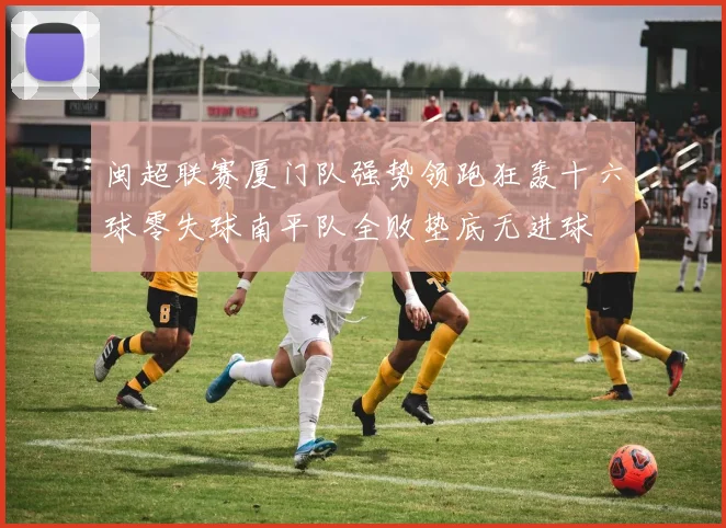 闽超联赛厦门队强势领跑狂轰十六球零失球南平队全败垫底无进球